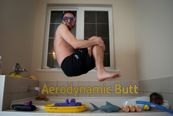 Aerodynamic butt Aerodynamic butt